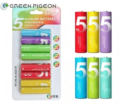 Batterie alcaline AA a lunga durata