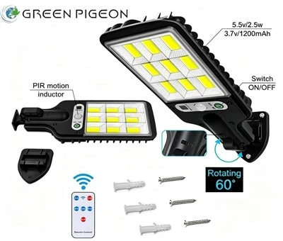 Luci solari da giardino con telecomando